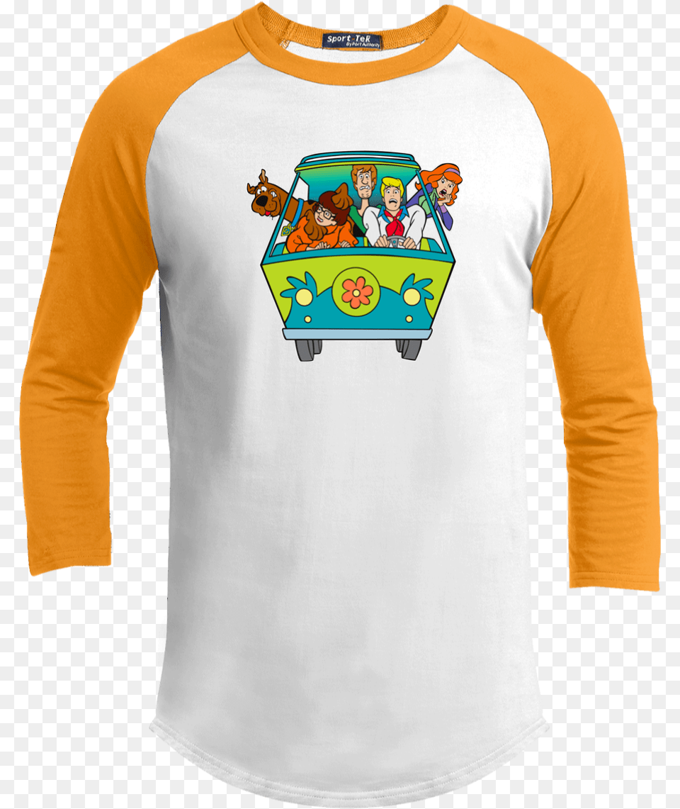 Scooby Doo Cartoon Hanna Barbera Mystery Machine, Clothing, Long Sleeve, Shirt, Sleeve Free Transparent Png