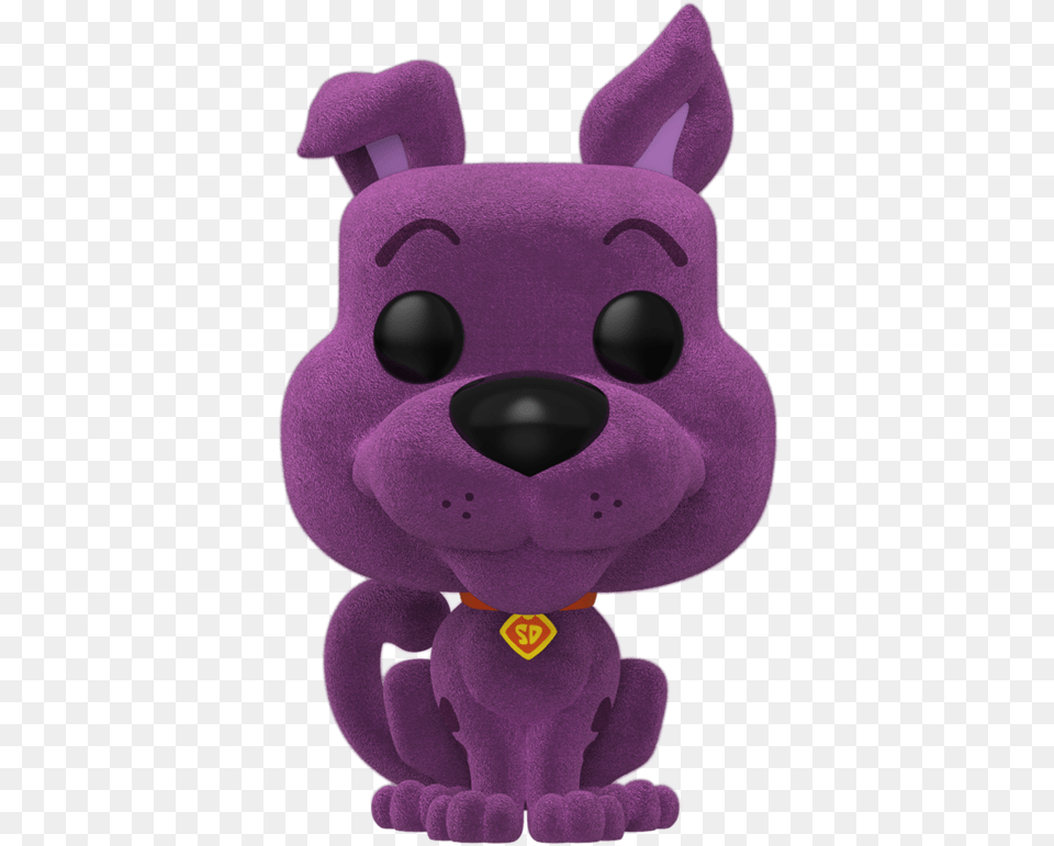 Scooby Doo Funko Pop Scooby Doo Flocked, Plush, Toy, Teddy Bear, Purple Png