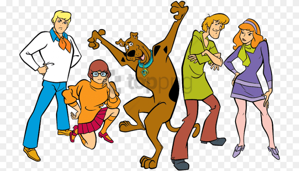 Scooby Doo Gang Cartoon, Publication, Book, Comics, Adult Png