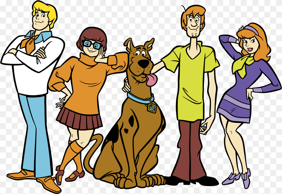 Scooby Doo Logo Scooby Doo The Whole Gang, Book, Publication, Comics, Adult Free Transparent Png