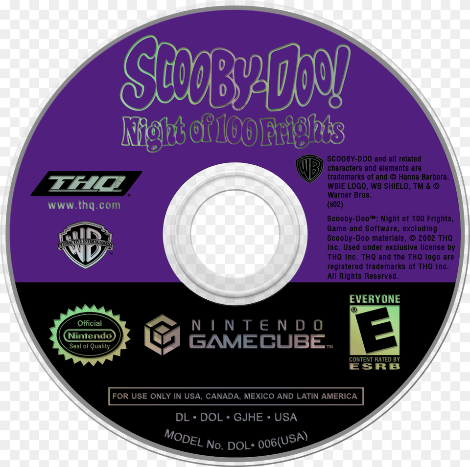 Scooby Doo Night Of 100 Frights Super Monkey Ball 2 Disc, Disk, Dvd Free Png Download