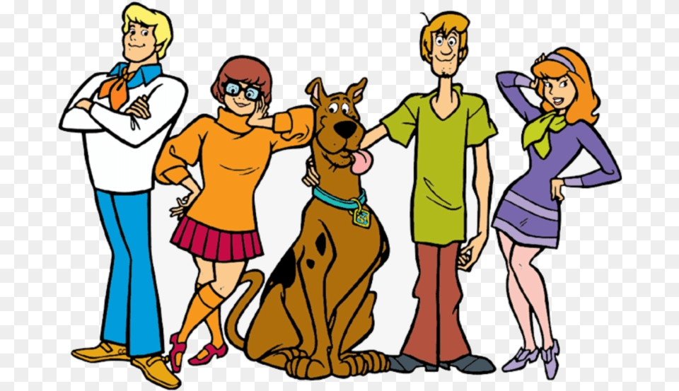 Scooby Doo Outfits Gang Clipart Scooby Doo, Book, Publication, Comics, Baby Free Png