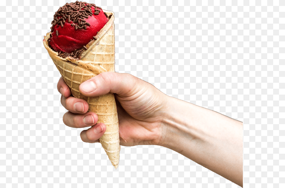 Scoop In Hand Ice Cream Hand, Dessert, Food, Ice Cream, Soft Serve Ice Cream Png Image