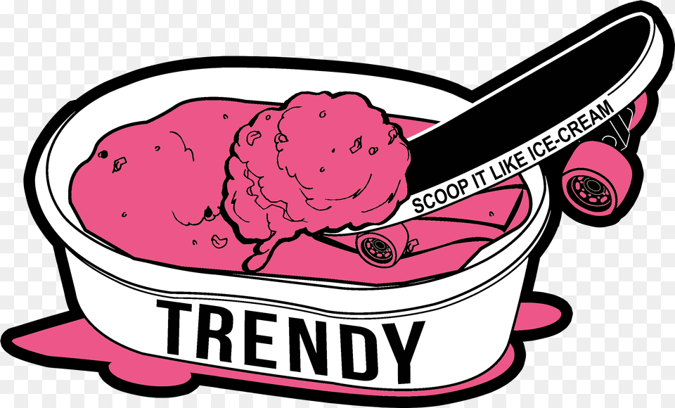 Scoop It Like Ice Cream Stawberry Border Ice Cream, Dessert, Food, Ice Cream, Frozen Yogurt Png