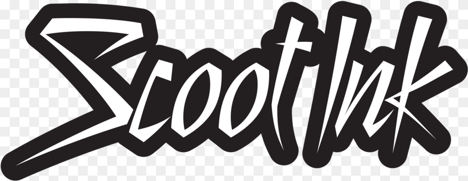 Scoot Ink Logo, Text, Handwriting, Dynamite, Weapon Png
