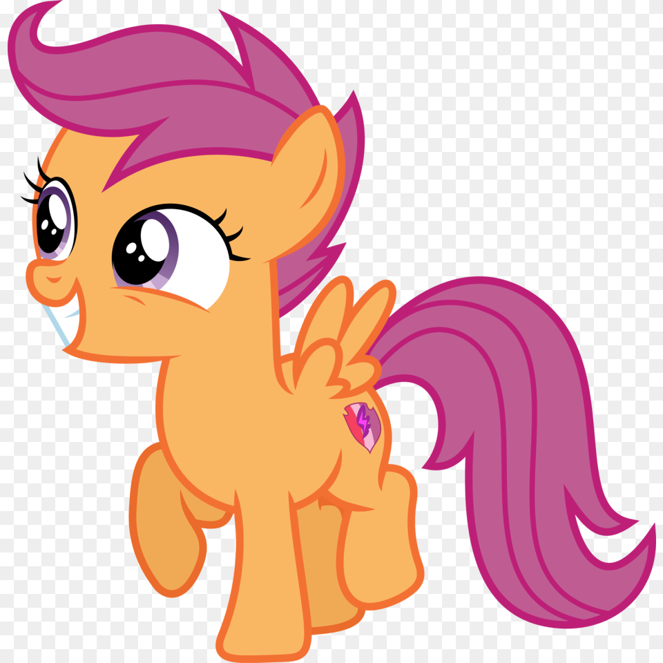 Scootaloo With Cutie Mark, Baby, Person, Book, Comics Free Transparent Png