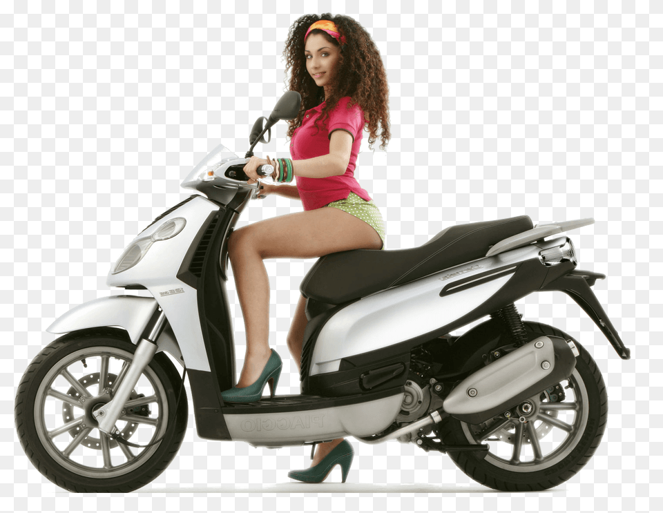 Scooter, Vehicle, Transportation, Motorcycle, Adult Free Png Download