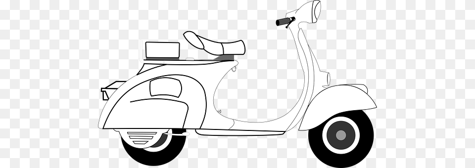 Scooter Vehicle, Transportation, Motorcycle, Tool Free Png