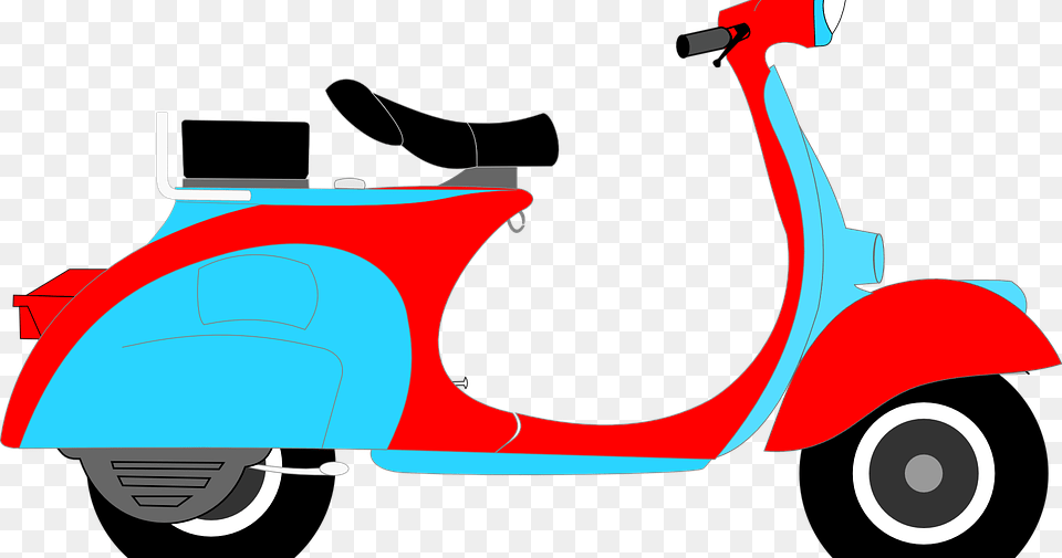 Scooter Clipart, Vehicle, Transportation, Motorcycle, Tool Free Png
