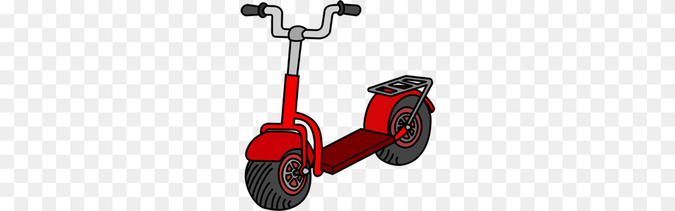Scooter Clipart, Transportation, Vehicle, Device, Grass Png