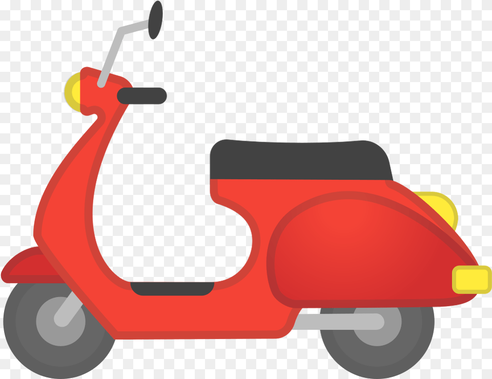 Scooter Clipart Red Scooter Scooter Icon, Motorcycle, Vehicle, Transportation, Wheel Png Image