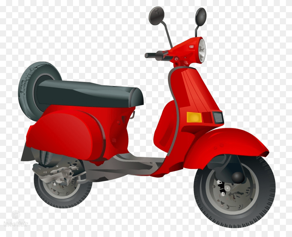 Scooter Download Transparent Vespa Scooter Vector, Vehicle, Transportation, Motorcycle, Tool Png Image