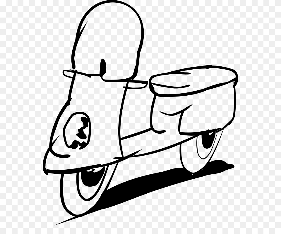 Scooter Lines, Gray Png Image