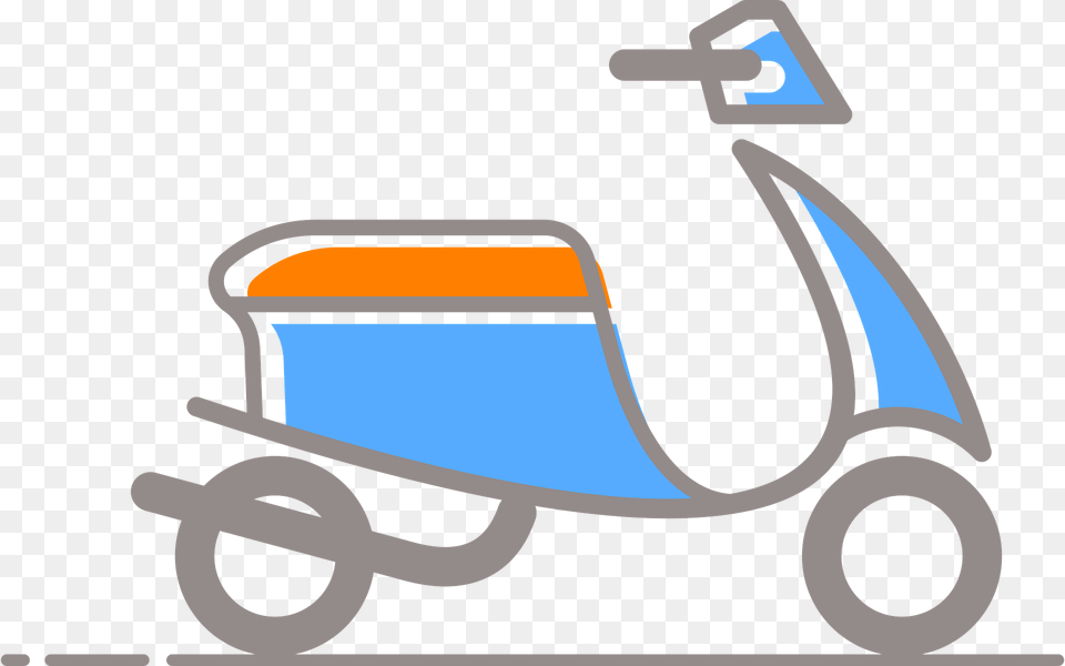 Scooter Motorbike Pdv Clipart, Transportation, Vehicle, Device, Grass Free Png Download