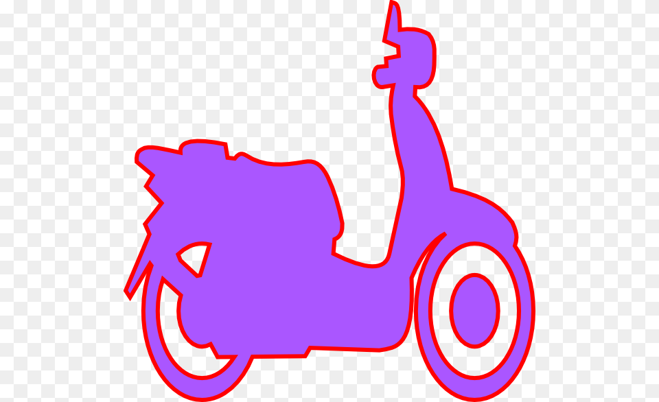 Scooter Purple Clip Art, Motorcycle, Transportation, Vehicle Free Png