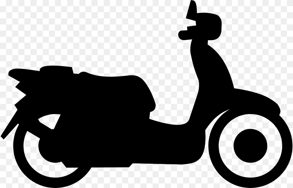 Scooter Silhouette, Motorcycle, Transportation, Vehicle, Motor Scooter Free Png