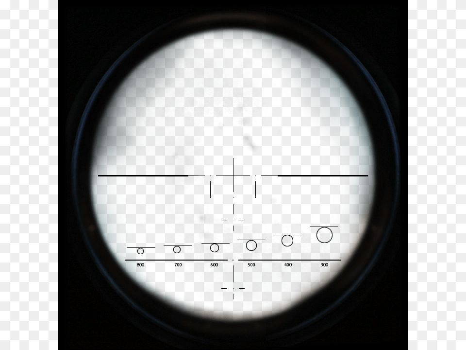 Scope Overlay Cod4 Circle, Sphere, Window Free Transparent Png