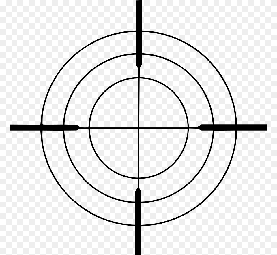 Scopes Picture Scope Target, Gray Free Png
