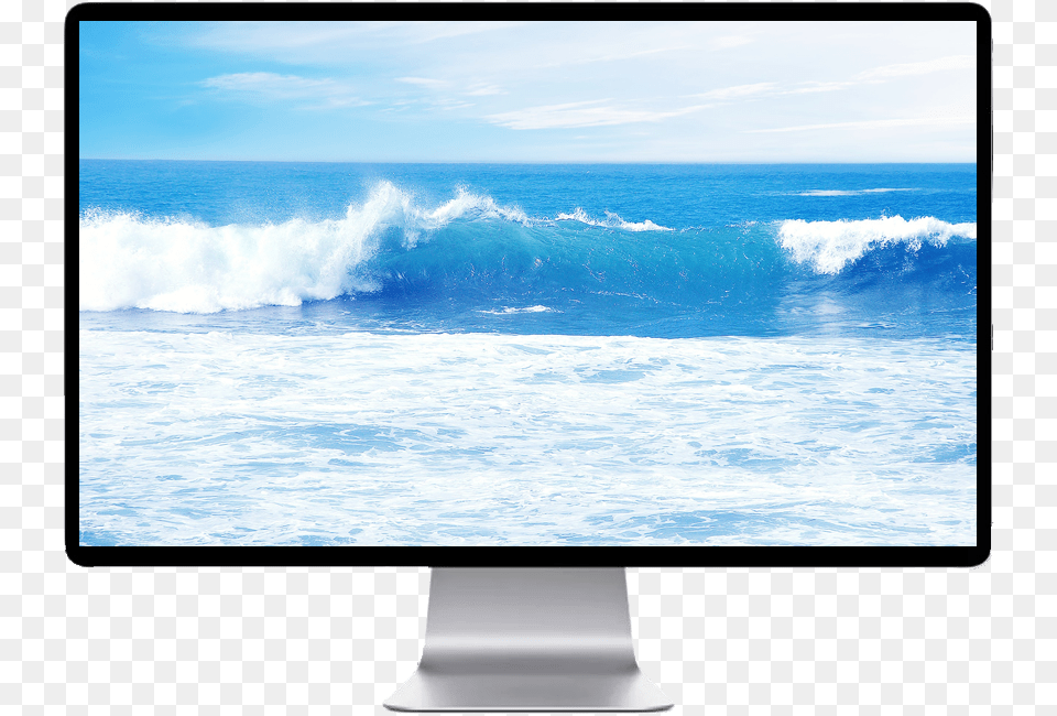 Score 50 High Resolution Ocean Waves, Computer Hardware, Electronics, Hardware, Monitor Free Transparent Png