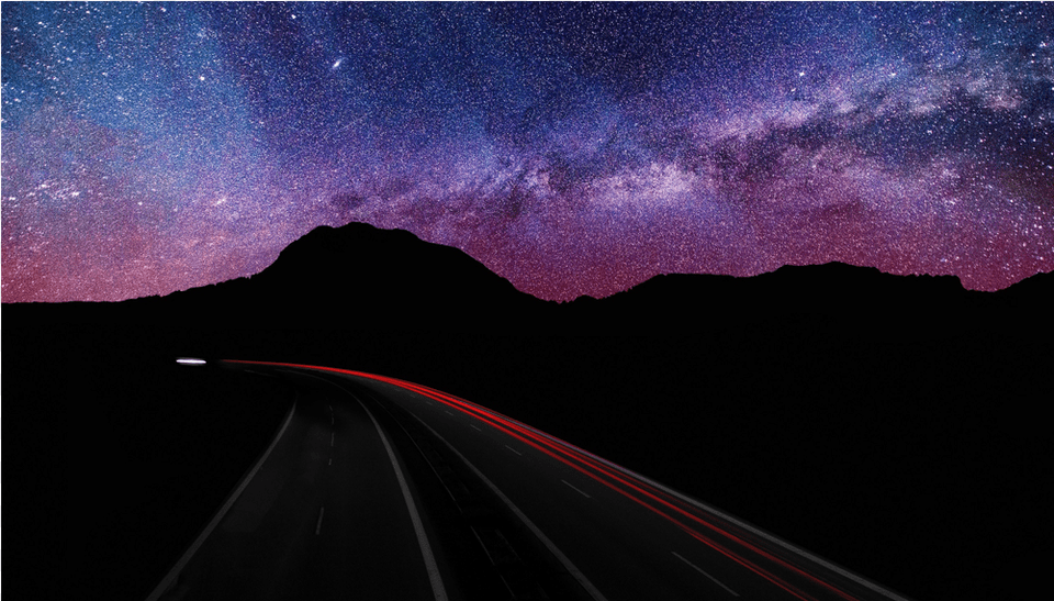 Score 50 Wallpaper, Night, Freeway, Nature, Road Free Png Download