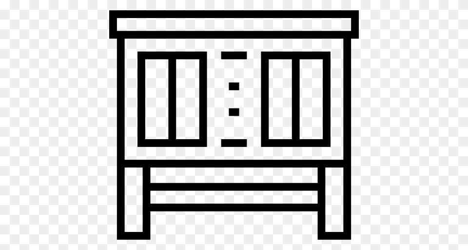 Scoring Stadium Scoreboard Icon, Furniture, Bench, Table, Stencil Free Transparent Png