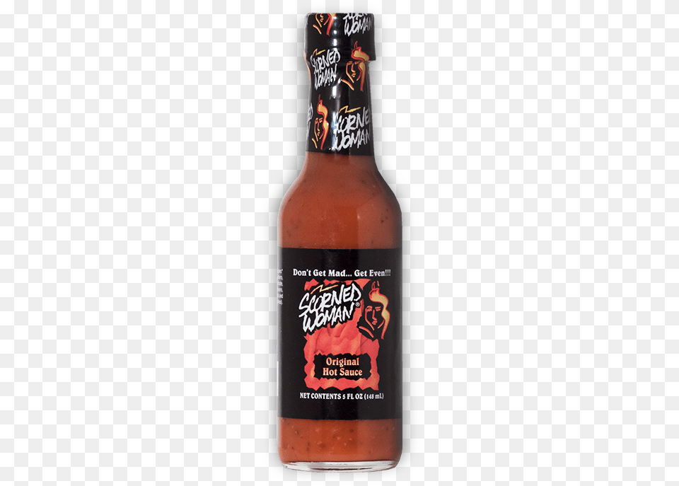 Scorned Woman Original Hot Sauce Bottle Scorned Woman Hot Sauce Original 5 Fl Oz, Alcohol, Beer, Beverage, Beer Bottle Png