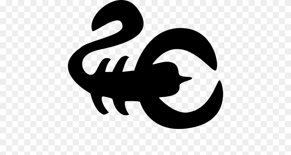 Scorpio Symbol Icons Stencil, Animal, Kangaroo, Mammal Free Png Download