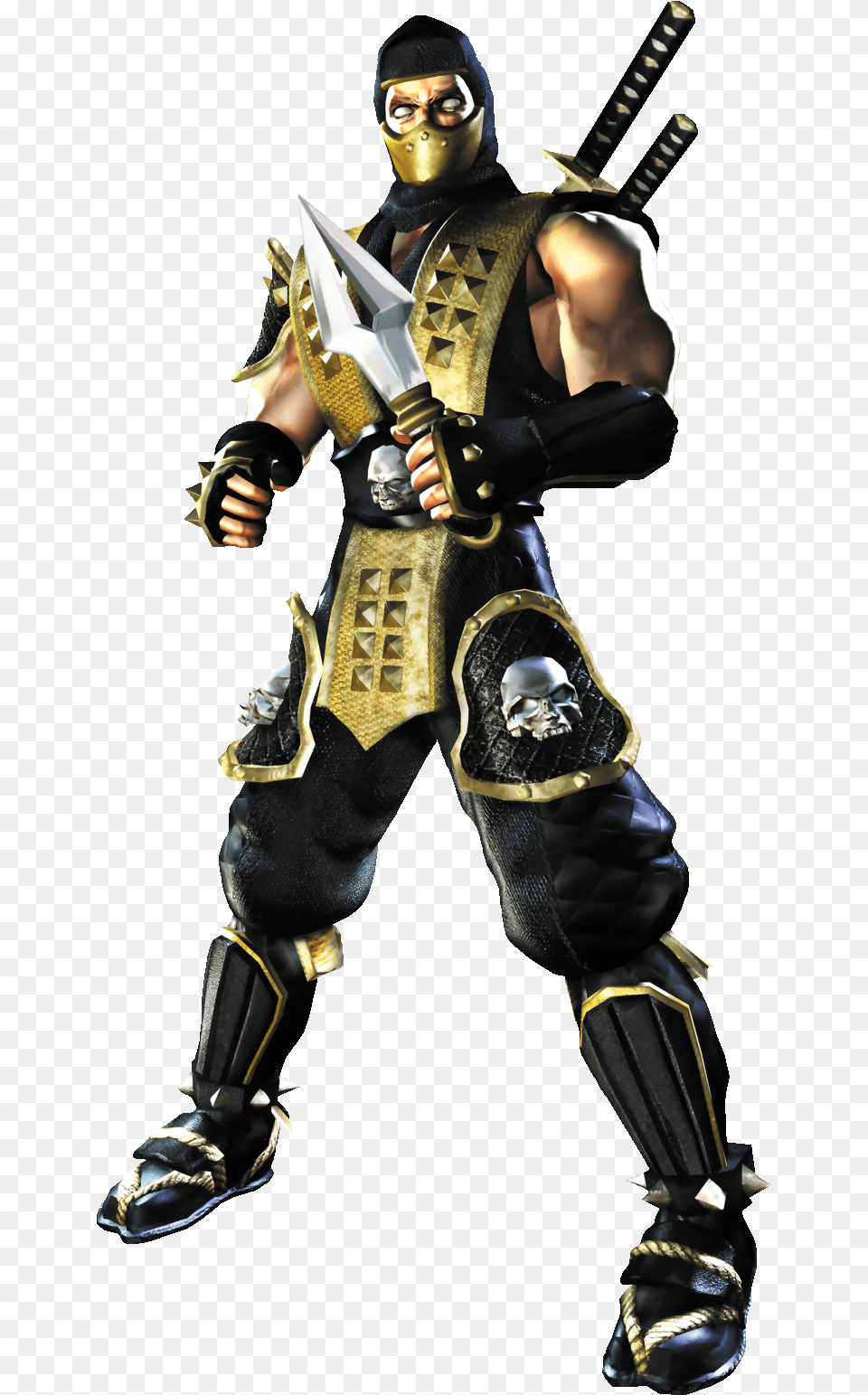 Scorpion As He Appears In Mortal Kombat Deadly Alliance Scorpion Mk Deadly Alliance, Adult, Male, Man, Person Free Transparent Png