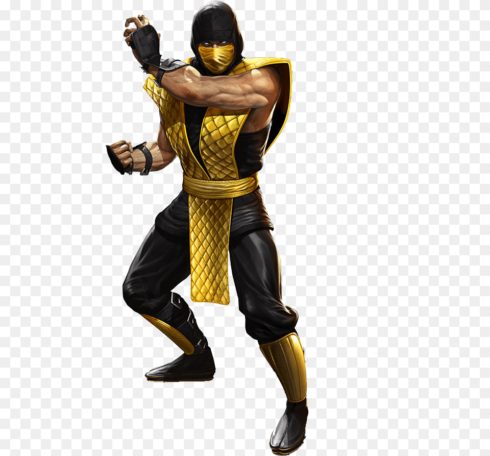 Scorpion De Mortal Kombat, Clothing, Footwear, Shoe, Adult Free Transparent Png