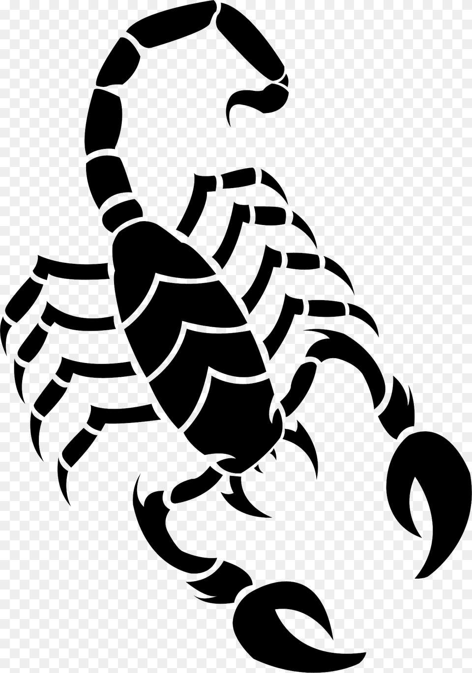 Scorpion Drawing, Stencil, Animal, Invertebrate, Electronics Free Png Download