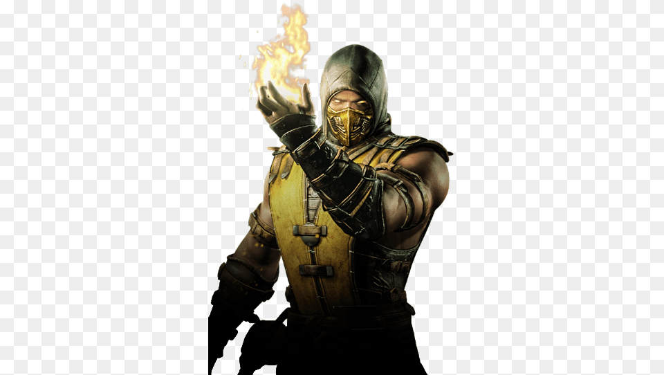 Scorpion Mkx Render Scorpion Mortal Kombat, Adult, Male, Man, Person Free Png Download