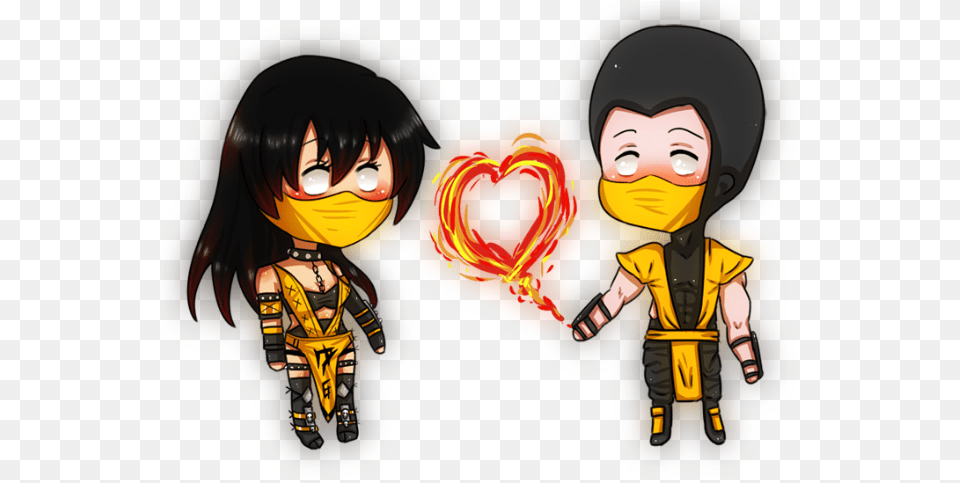 Scorpion Mortal Kombat Love, Book, Comics, Publication, Face Free Png