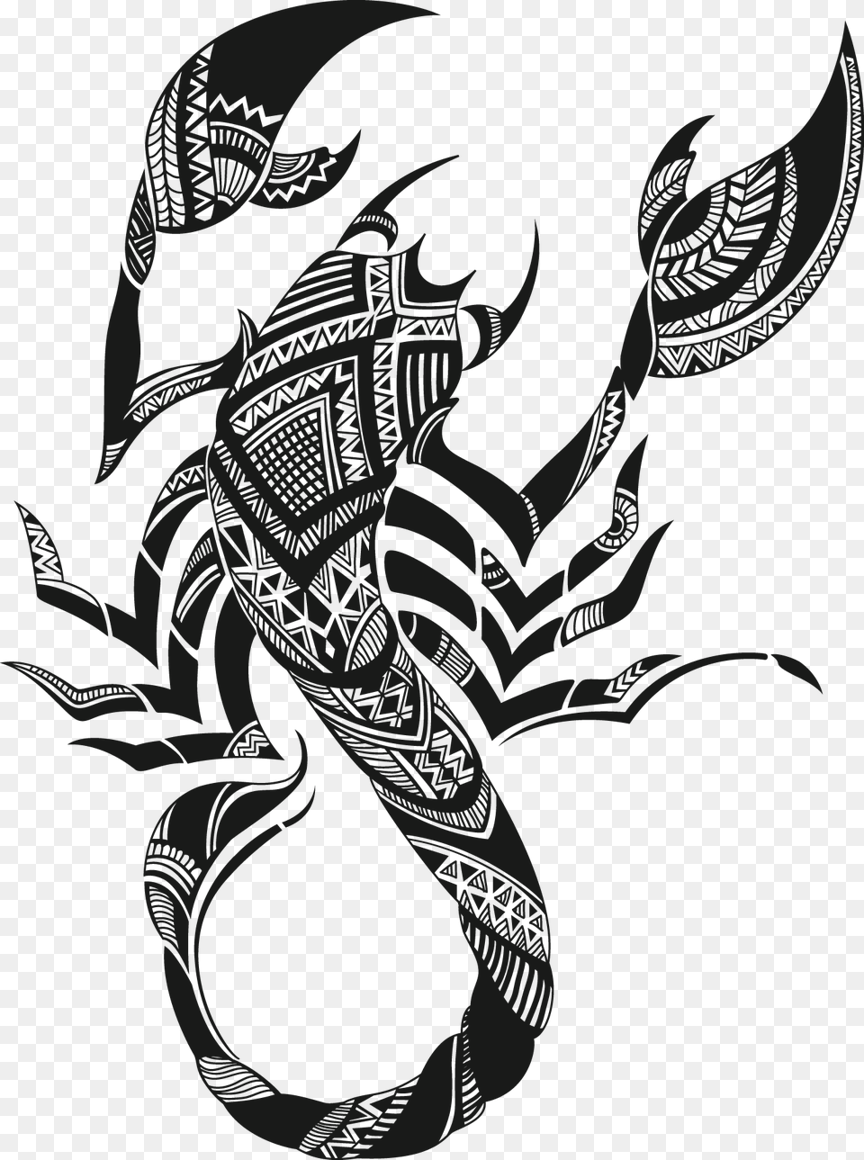 Scorpion Tattoos Clipart Art, Person, Skin, Tattoo Png Image