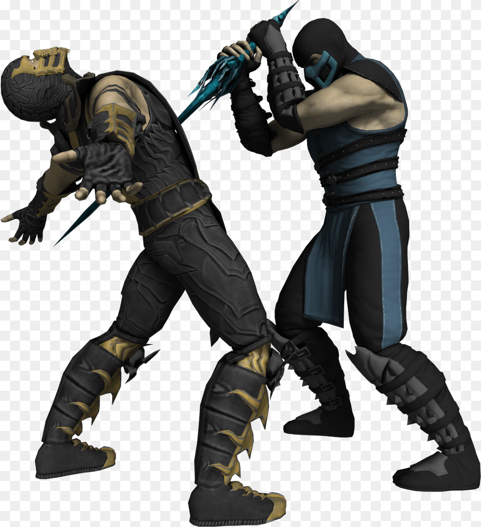 Scorpion Vs Sub Zero Render, Adult, Person, Man, Male Png Image