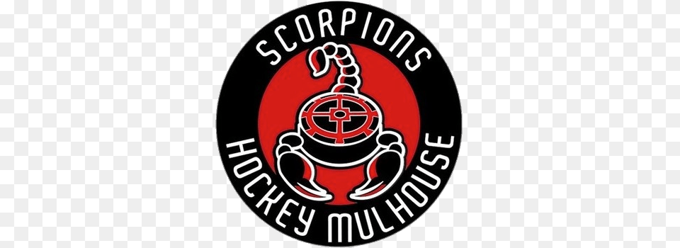 Scorpions De Mulhouse Round Logo, Emblem, Symbol, Hockey, Ice Hockey Png Image
