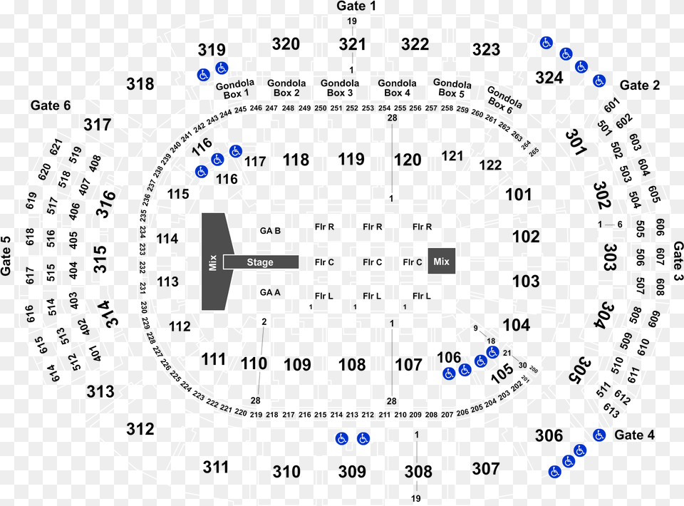 Scotiabank Arena Seating Chart Kiss, Cad Diagram, Diagram Free Png Download