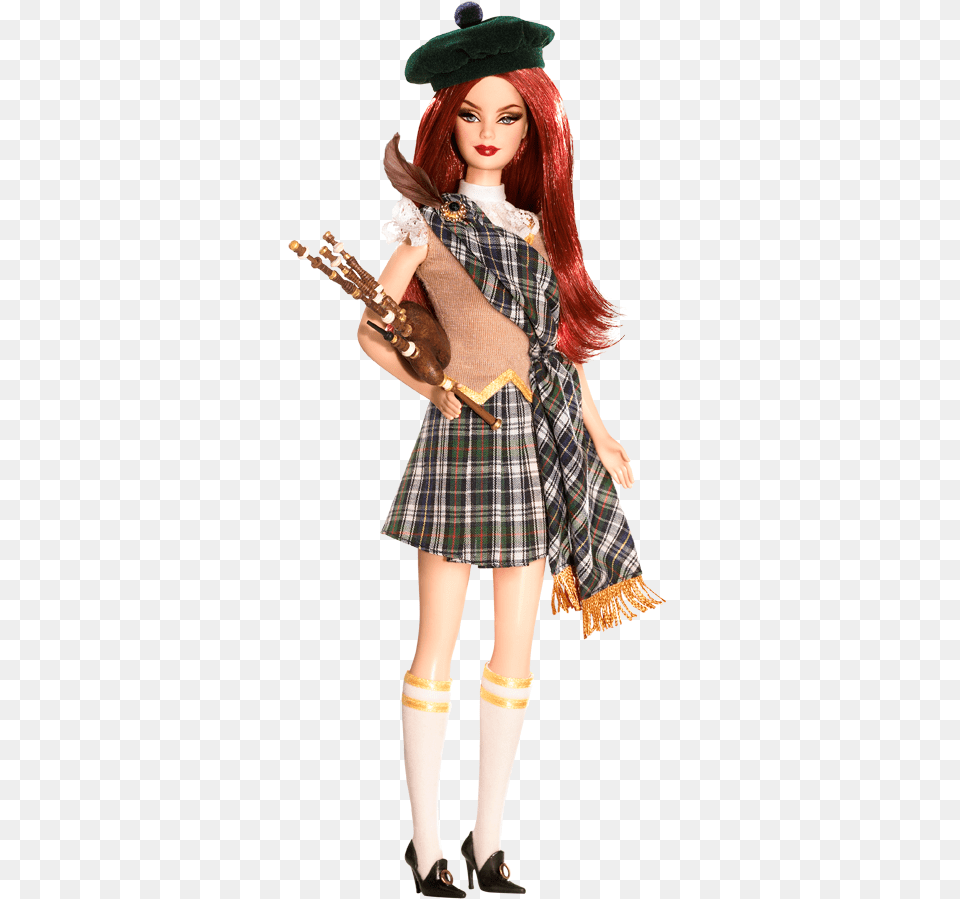 Scotland Barbie Doll Scottish Barbie Doll, Girl, Teen, Person, Female Png