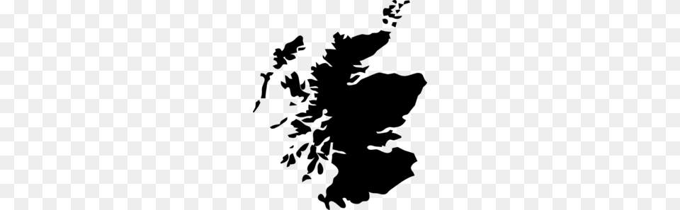 Scotland Outline Clip Art, Gray Free Transparent Png