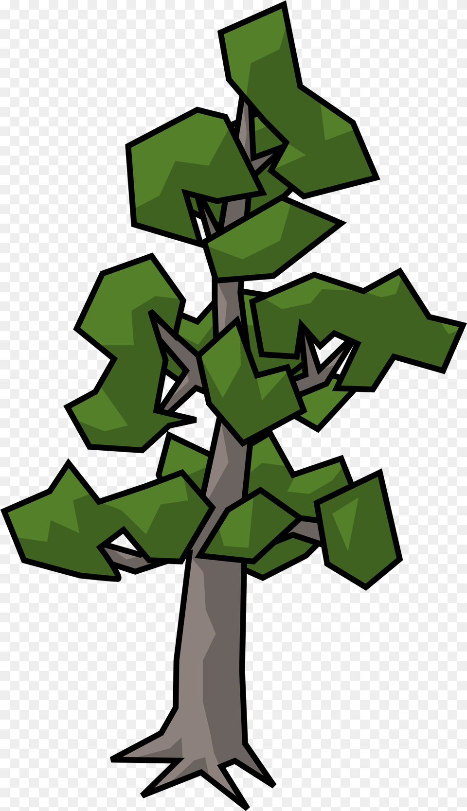 Scots Pine Tree Tree Branch Cell Shading Clipart Full Scots Pine Clip Art, Green, Recycling Symbol, Symbol, Plant Png