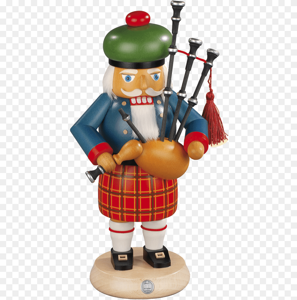 Scotsman With Bagpipe Nutcracker, Baby, Person, Musical Instrument Png Image
