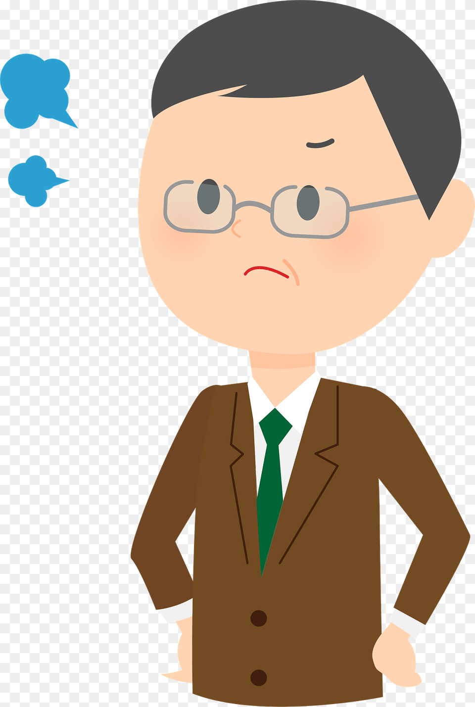 Scott Businessman Is Angry Clipart, Formal Wear, Clothing, Coat, Person Free Transparent Png