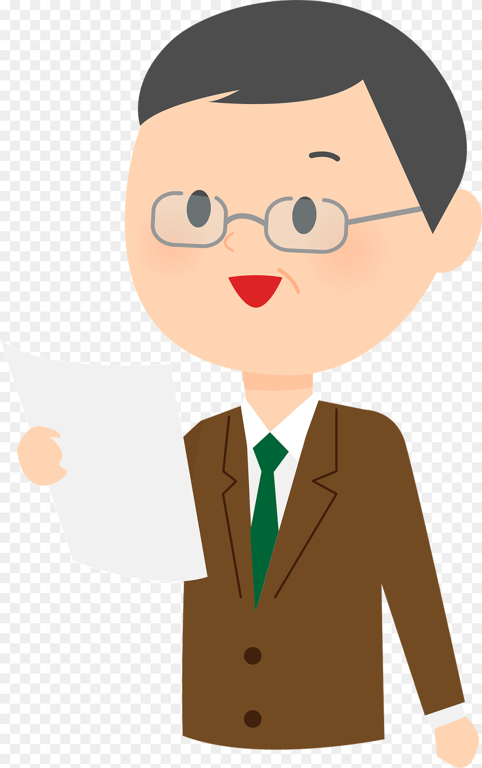Scott Businessman Is Reading A Document Clipart, Person, Clothing, Coat, Formal Wear Png Image