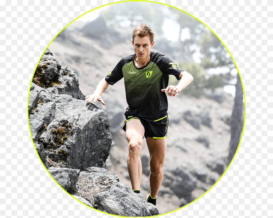 Scott Hybrid Shorts Rc Run, Adult, Person, Man, Male Png Image