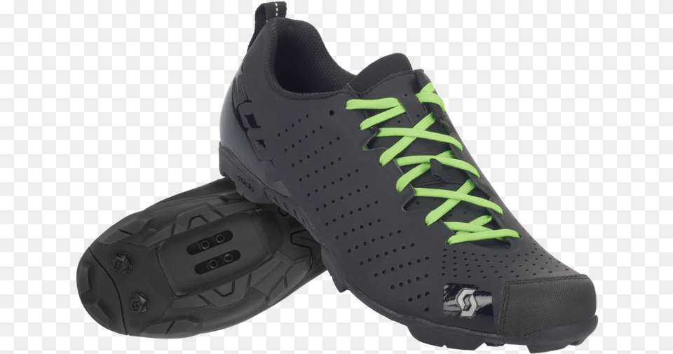 Scott Mtb Comp Lace Cycling Shoes 2018 Colour Matt, Clothing, Footwear, Running Shoe, Shoe Free Transparent Png