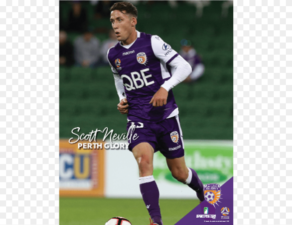 Scott Neville Perth Glory Poster, People, Person, Ball, Soccer Ball Png Image