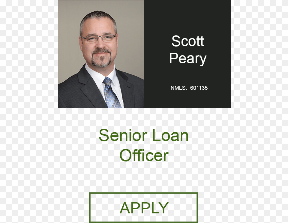 Scott Peary Senior Loan Officer Geneva Financial Home Home Office, Accessories, Suit, Person, Necktie Free Png