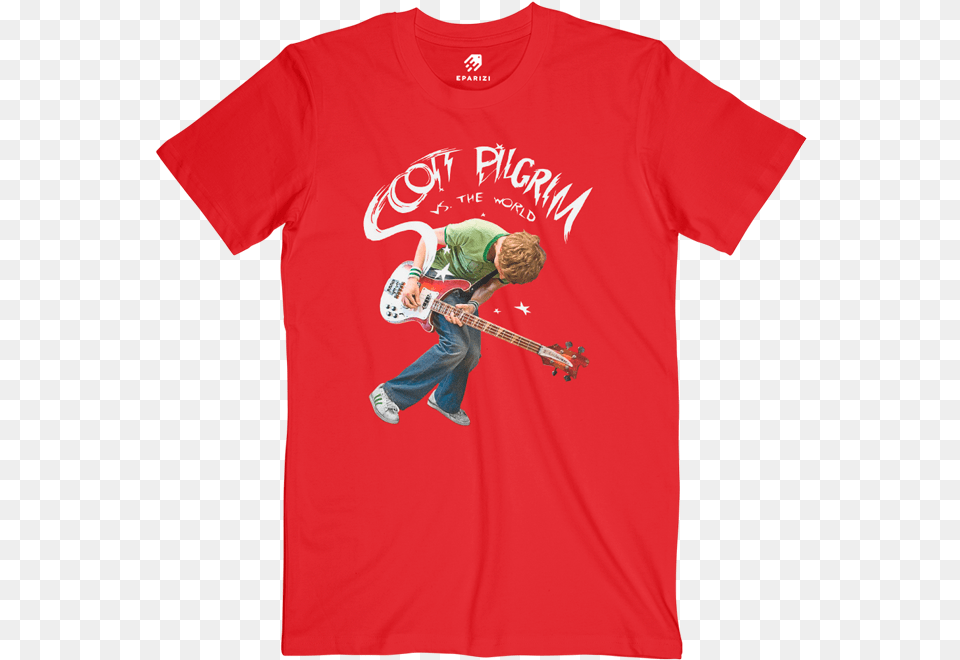 Scott Pilgrim Vs The World, T-shirt, Clothing, Shirt, Person Free Transparent Png