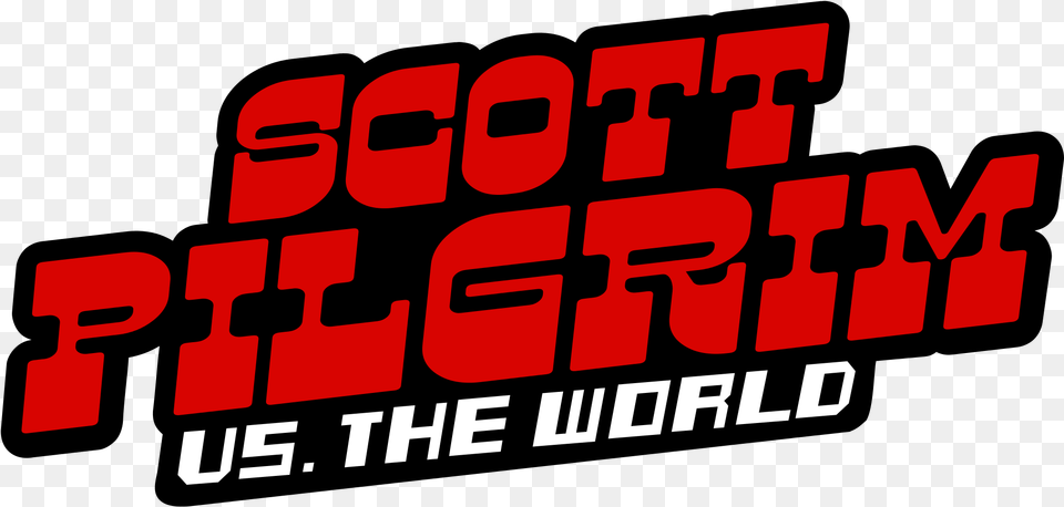 Scott Pilgrim Vs The World Logo, Text, Advertisement, Scoreboard Png
