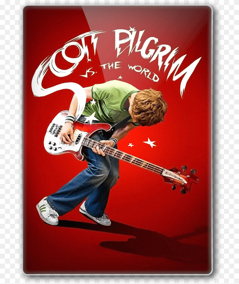Scott Pilgrim Vs The World Ost, Musical Instrument, Guitar, Boy, Person Png