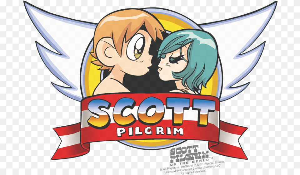 Scott Pilgrim Vs The World Parody, Book, Comics, Publication, Baby Free Png Download